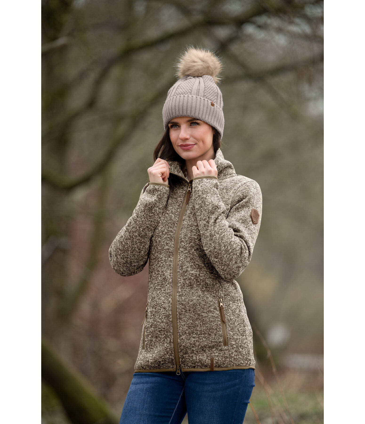 STONEDEEK Ladies-Strickfleecejacke Zola