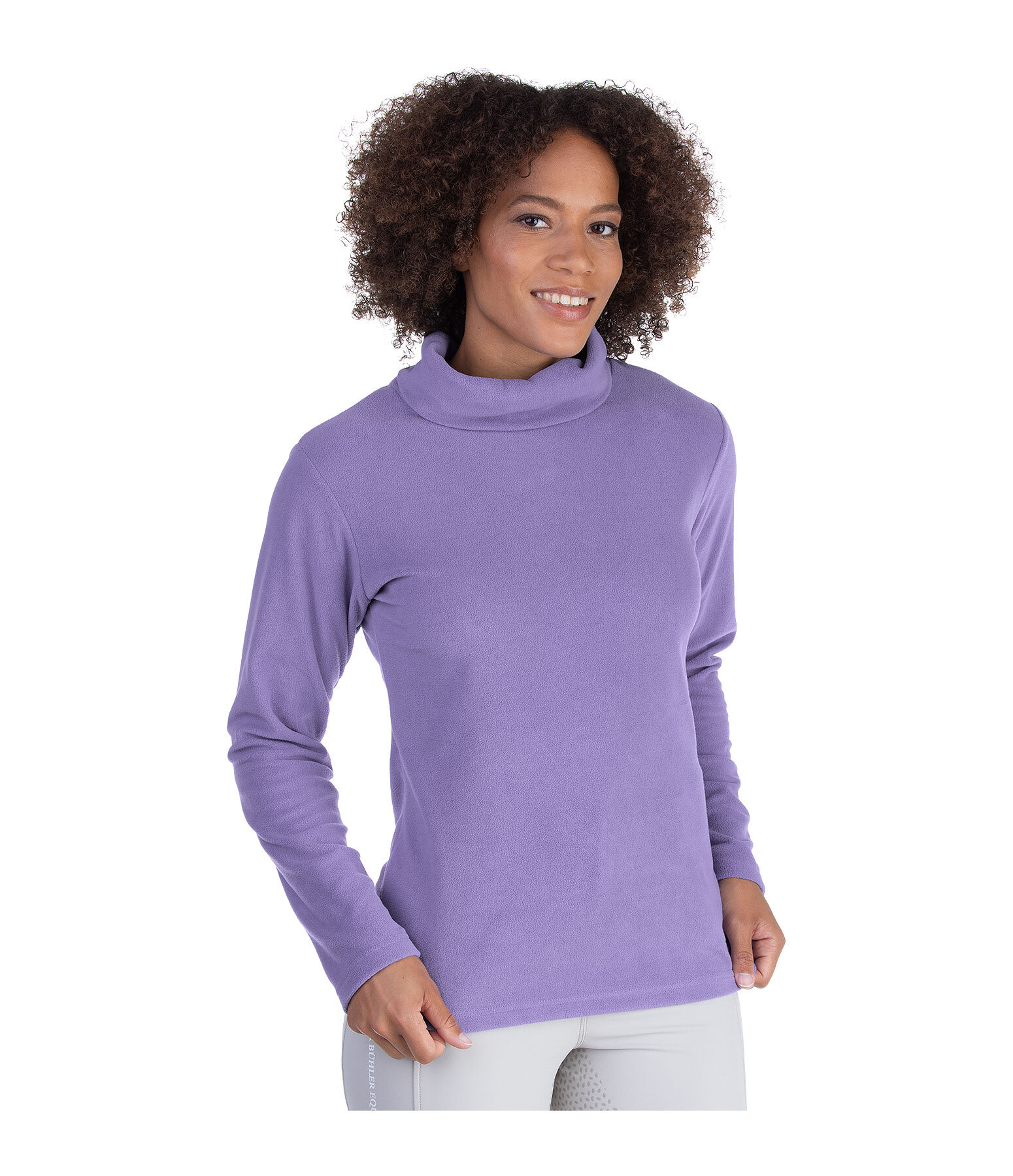 Fleece-Rollkragenpullover Thea