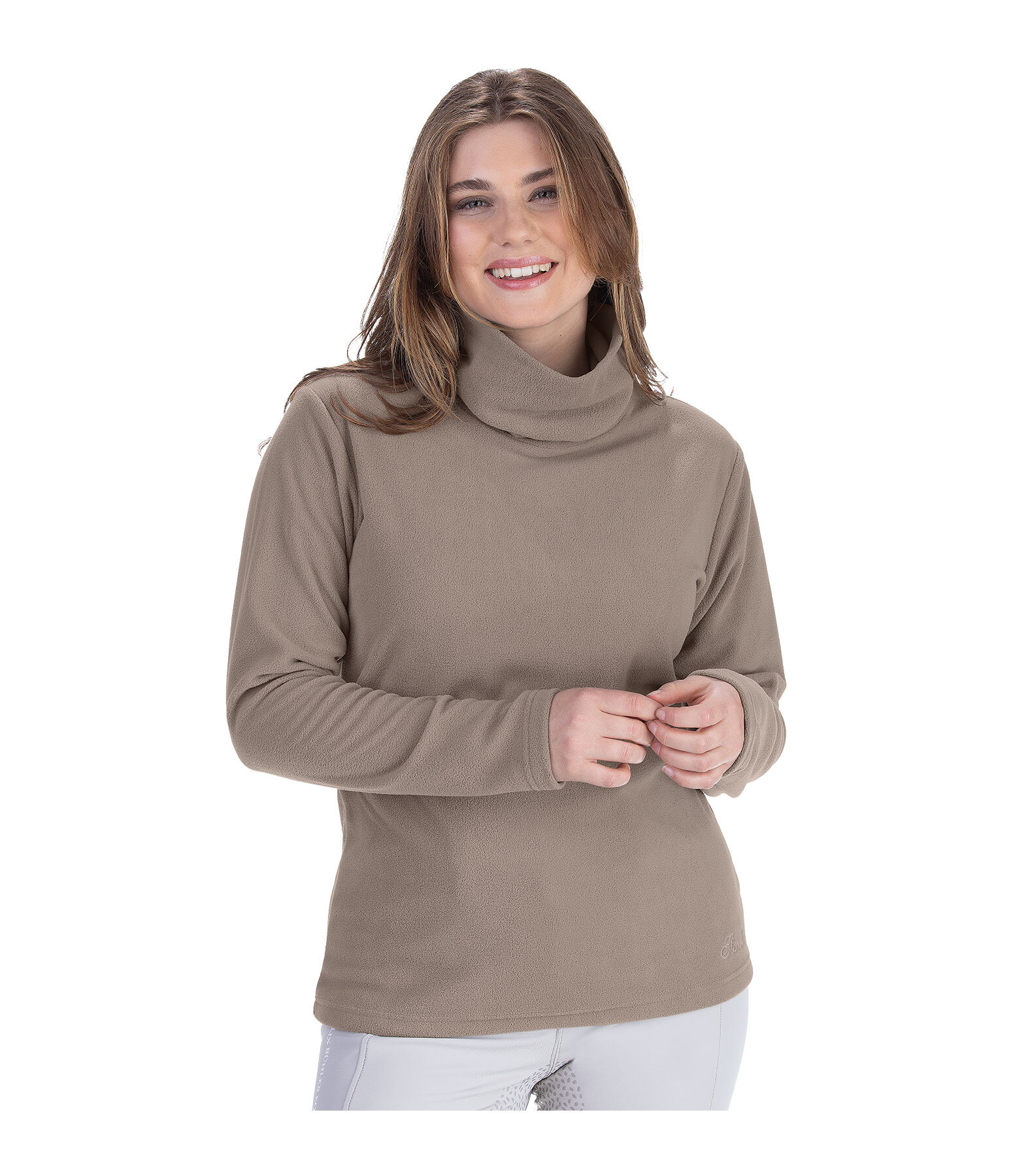 Fleece-Rollkragenpullover Thea