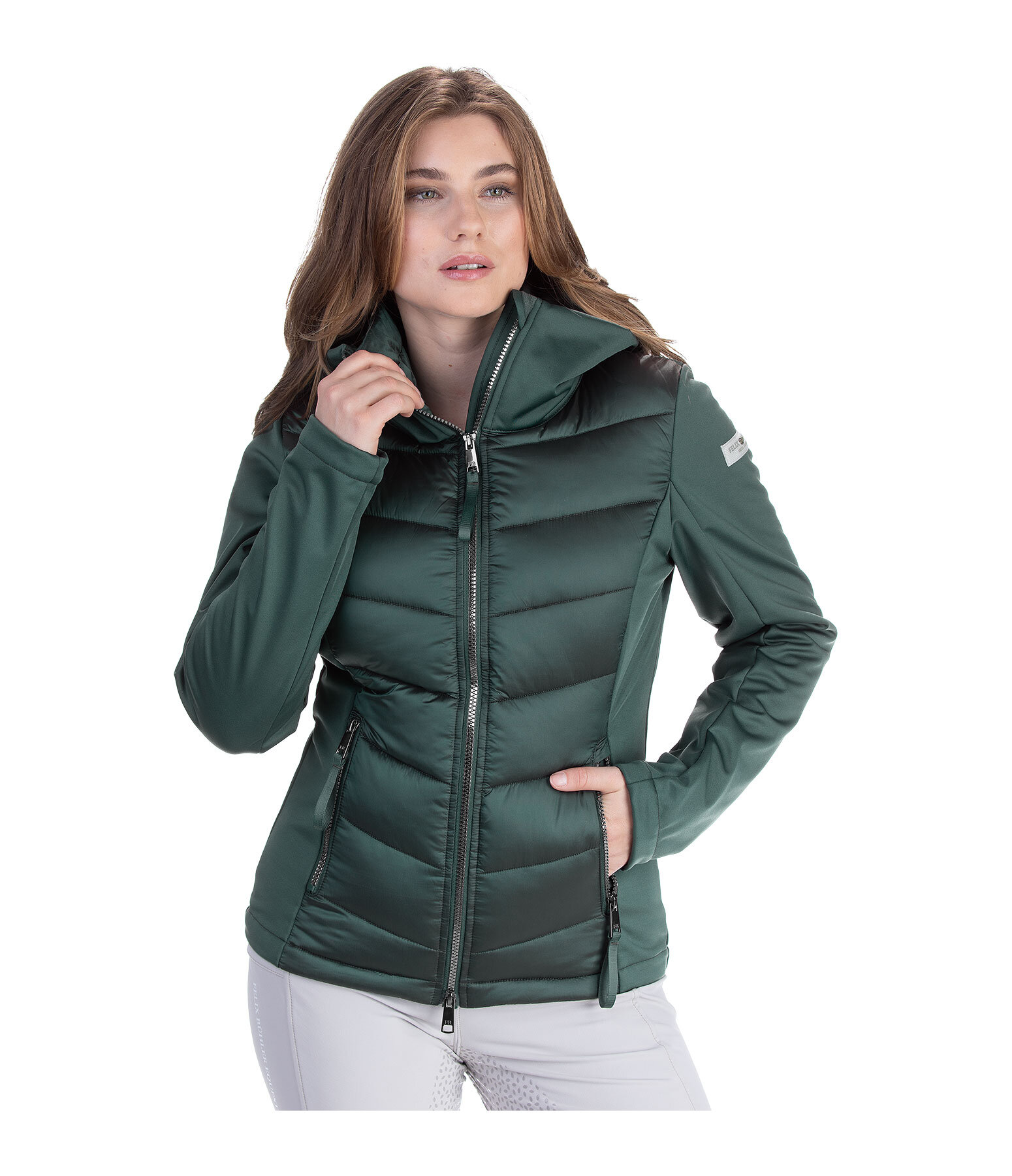 Softshell-Kapuzen-Kombi-Reitjacke Claire