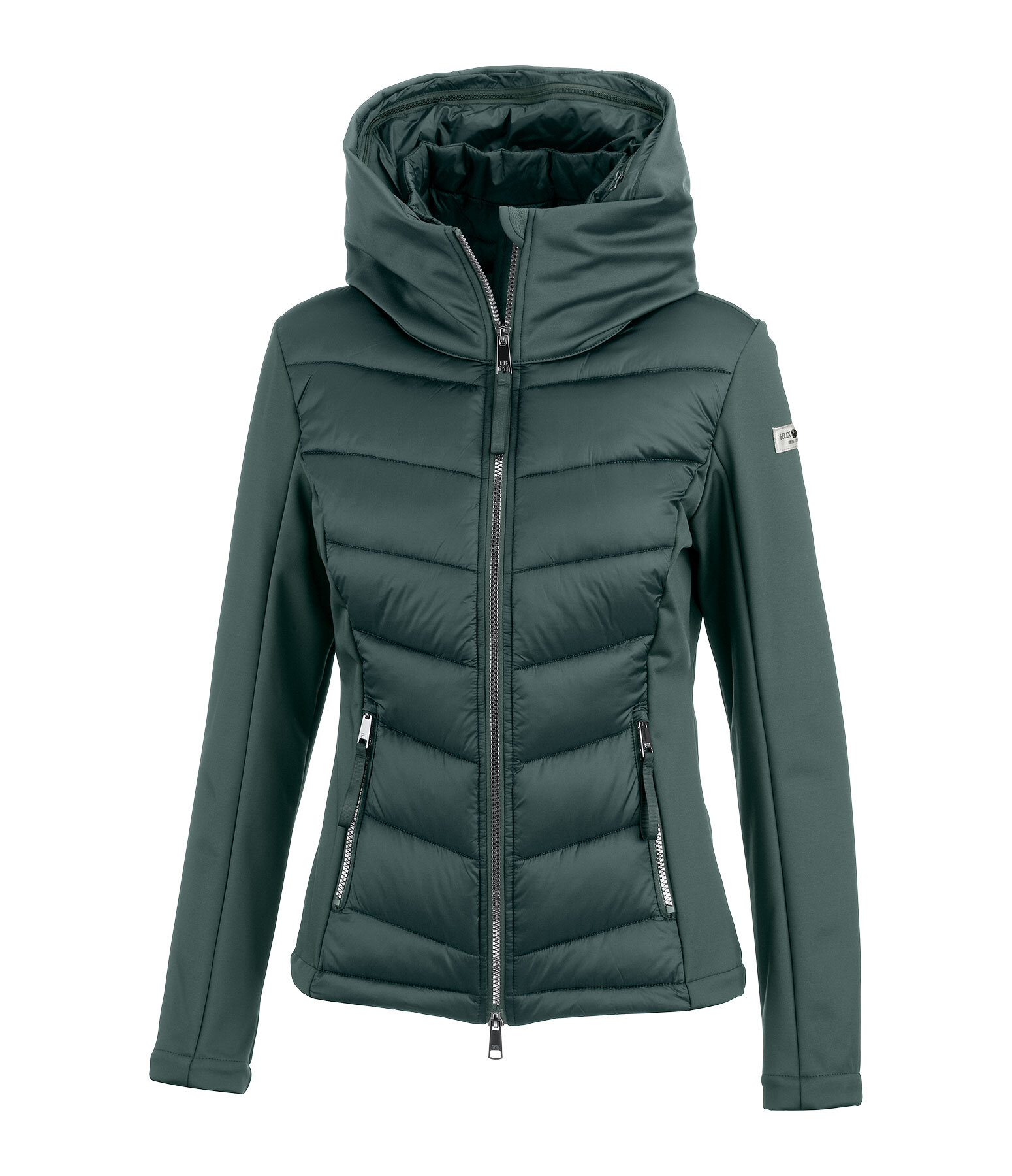 Softshell-Kapuzen-Kombi-Reitjacke Claire