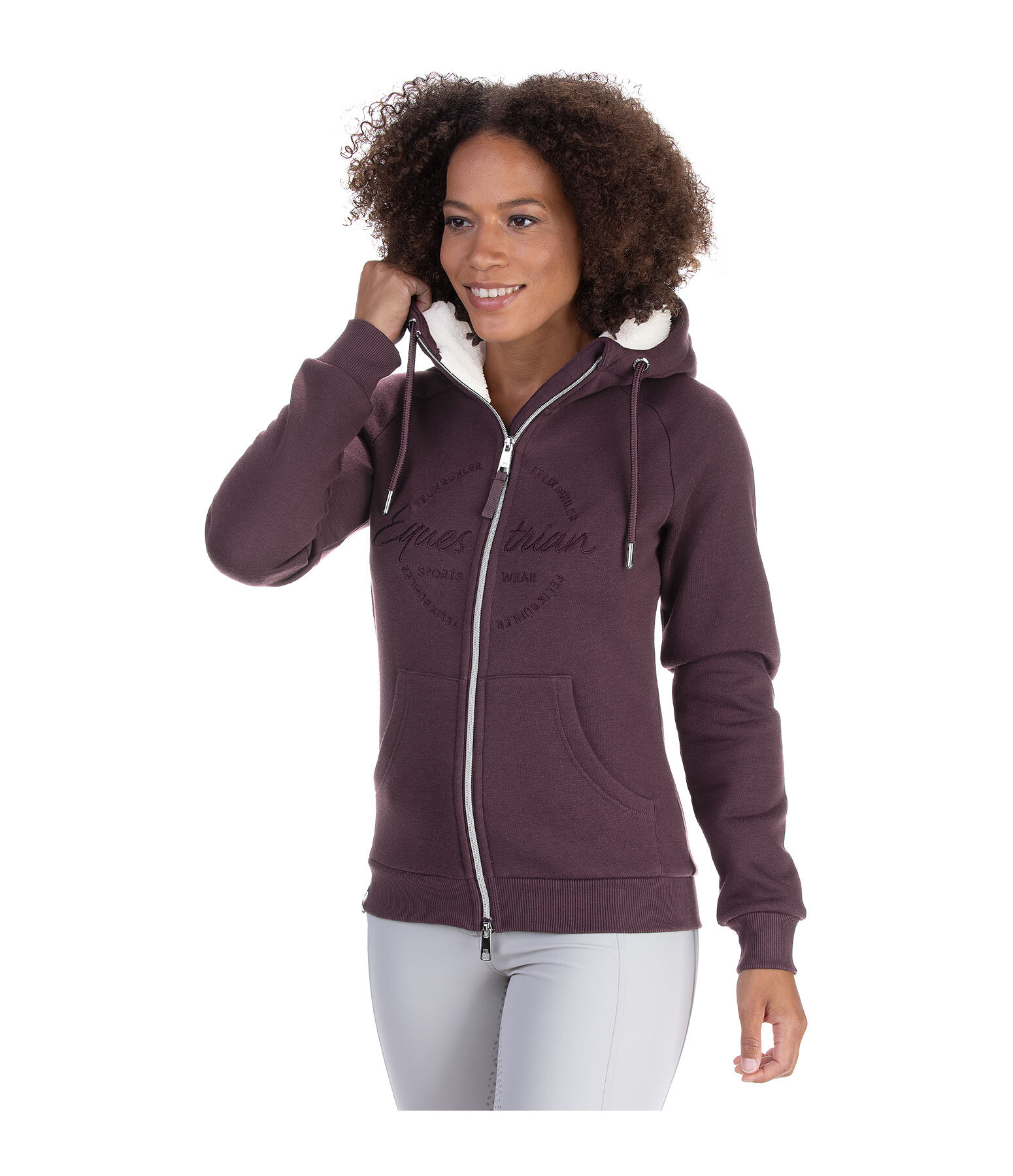 Kapuzen-Sweatjacke Leele